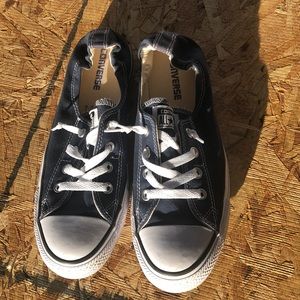 Lightly worn converse slipons.